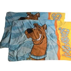 Set Of 2 Vintage Scooby-Doo Standard Pillowcase 1998 Hanna-Barbara